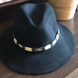 Men’s Vintage Black Cowboy Hat custom-made 7 5/8